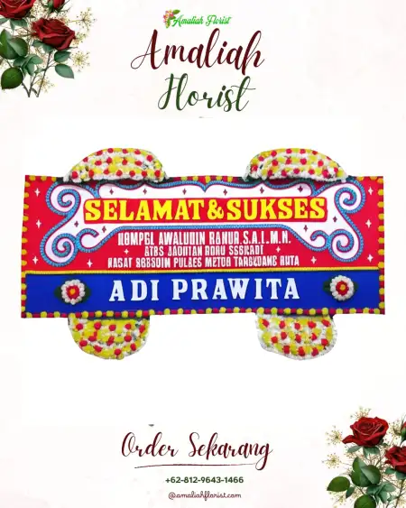 Papan Bunga Ucapan Selamat Gulurejo